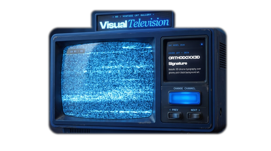 3D Vintage Television Gallery